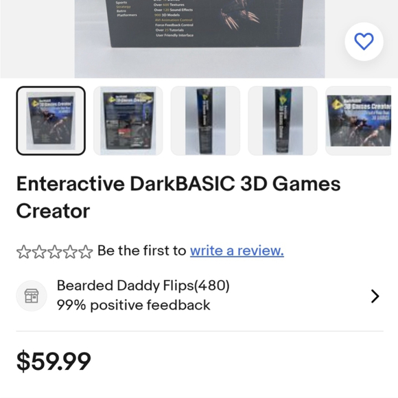 DarkBASIC 3D Games Creator New in Box Vintage - Picture 5 of 10